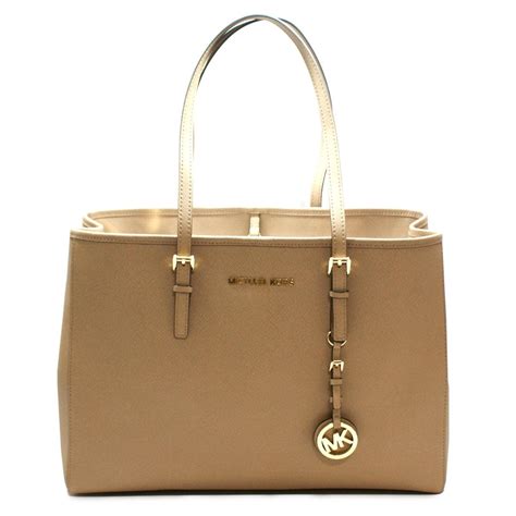 michael kors jet set saffiano dark khaki|jet set travel large saffiano.